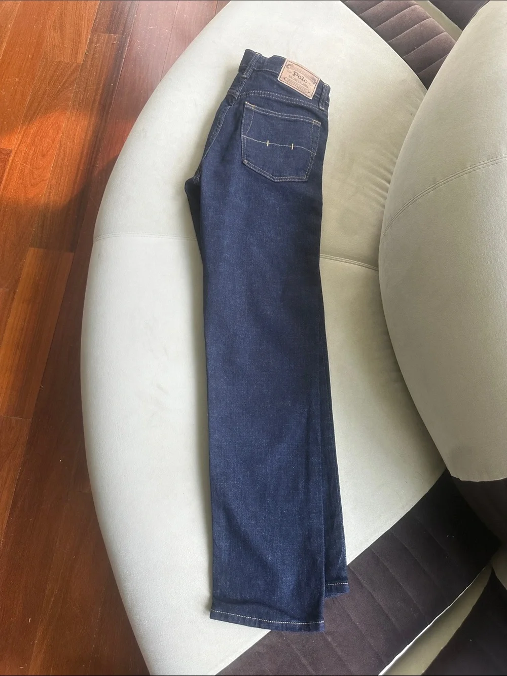 Ralph Lauren Men's Slim Straight Dark Blue Jeans